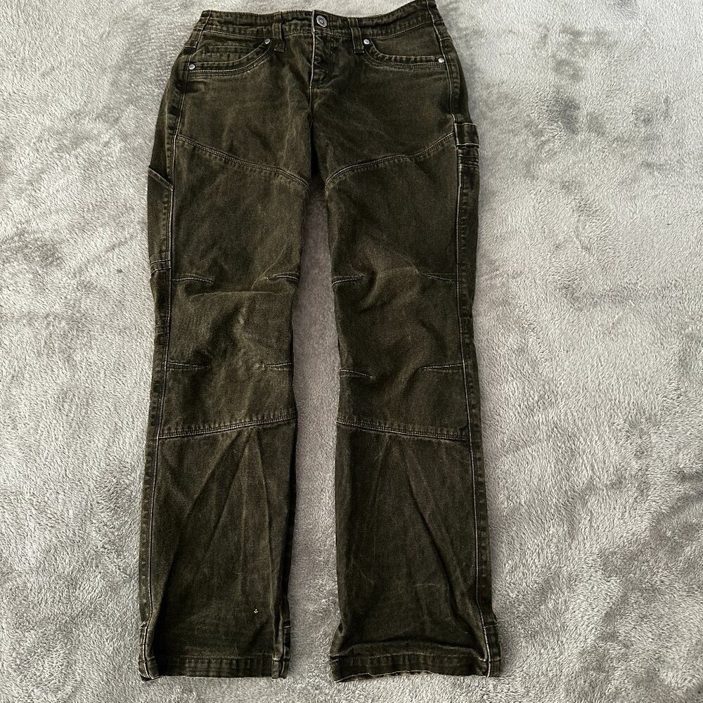 Kuhl Distressed Hiking Outdoor Double Knee Jeans Women's 4 Short